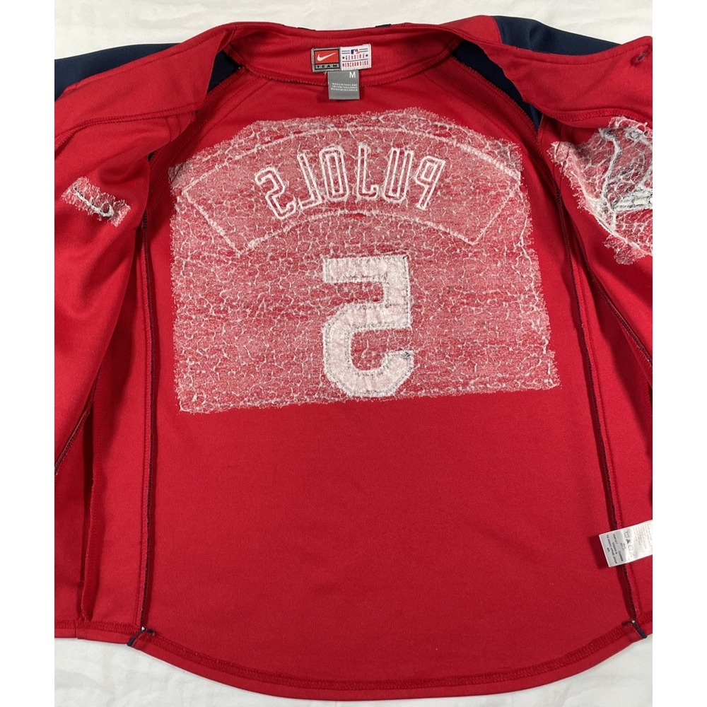 Nike Baseball Jersey Kids Medium Red St. Louis Cardinals Albert Pujols 5 MLB - Picture 9 of 14